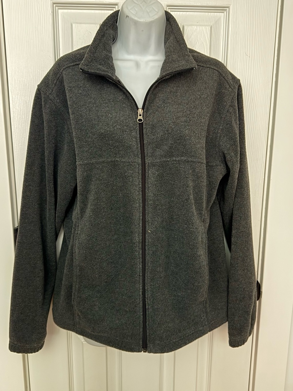 Bass Pro Shops Men's Dark Gray Full-Zip Performance Fleece Jacket